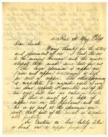 Correspondence to R.E. Jack from nephew Sherman H. Stow