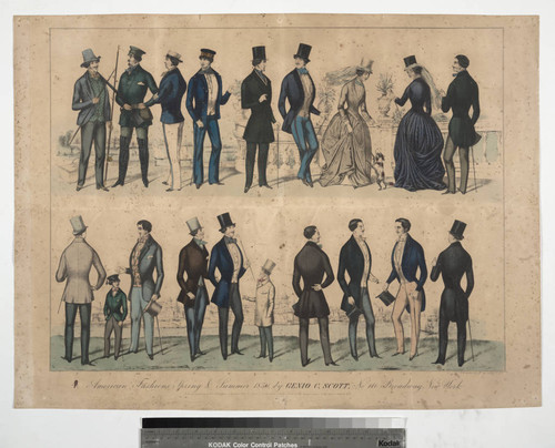 American fashions spring & summer 1850, by Genio C. Scott, No 146 Broadway New York