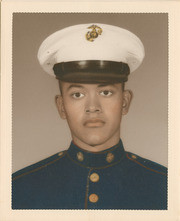 Albert Aviles, US Marine portrait, Camp Pendleton, California
