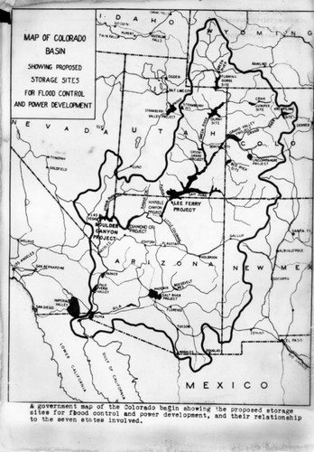 Map of proposed Colorado Basin storage sites