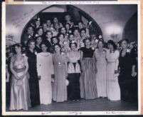Gathering of women at the Wilfandel Club, Los Angeles, 1940s