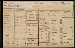 WPA household census for 809 W 41ST DR, Los Angeles County