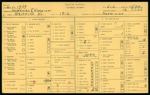 WPA household census for 1812 GRIFFITH AVE, Los Angeles
