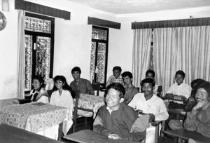 Den Nepalesiske Kirke (NCF), 1991. Elever på en Bibelskole i Kathmandu