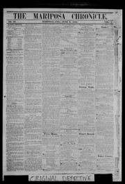 Mariposa Chronicle 1854-06-09