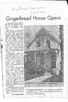Gingerbread House Opens