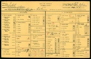 WPA household census for 315 WINDWARD AVE, Los Angeles County