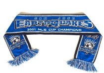 San Jose Earthquakes 2001 MLS Cup Champions scarf