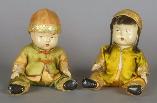 Boy and girl dolls