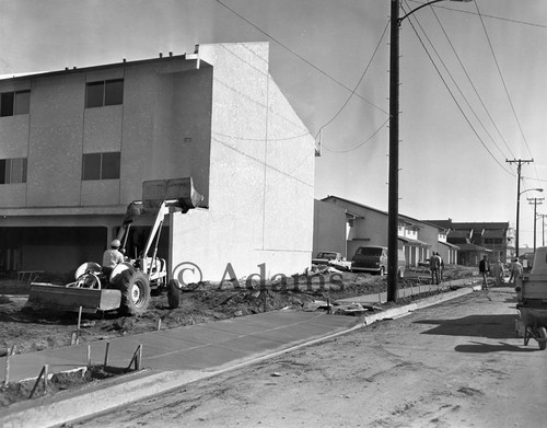 Construction, Los Angeles, 1974