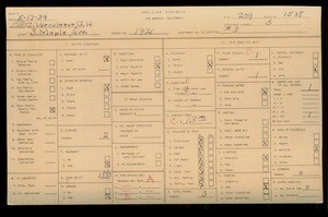 WPA household census for 1921 MAPLE AVE, Los Angeles