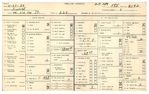 WPA household census for 224 WEST 116TH STREET, Los Angeles County