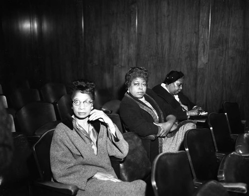 Courtroom, Los Angeles, 1962