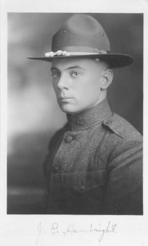 John Edward Hambright (World War I, Tulare County)