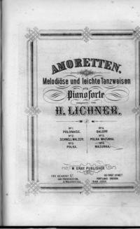 Mazurka : op. 31 / H. Lichner