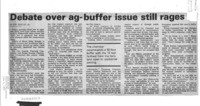 Debate over ag-buffer issue still rages