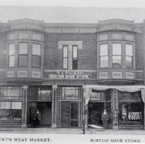 Burt's Meat Market and Boston Shoe Store