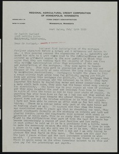 George W. Dudley, letter, 1938-02-28, to Hamlin Garland