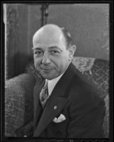 BRR Paraguayan Consul Henry A. dae English, Los Angeles, 1935