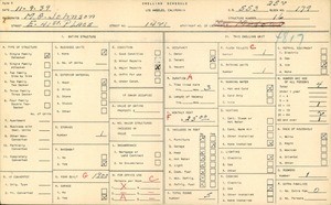 WPA household census for 1421 E 41ST PLACE, Los Angeles County