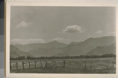 Scenery, Kern River Canyon, Kern Valley; May 1932; 10 prints