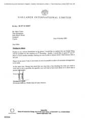 Gallaher International Limited[Memo from Norman BS Jack to Mike Clarke regarding Meeting in Athens]