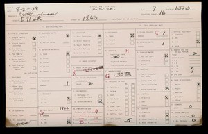 WPA household census for 1863 E. 71ST STREET, Los Angeles County