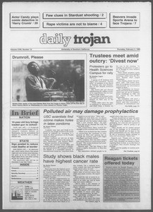 Daily Trojan, Vol. 108, No. 15, February 02, 1989