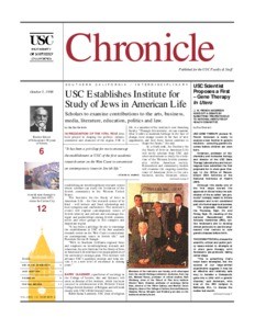 USC chronicle, vol. 18, no. 6 (1998 Oct. 5)