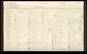 WPA household census for 2223 DALY, Los Angeles