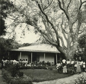 Gathering around a missionary house