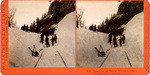 Clearing the track, Winter of 1884-5. Columbia River scenery, Oregon, E 35