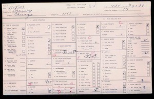 WPA household census for 1111 N CHICAGO, Los Angeles
