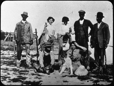 Group photograph of hunting party