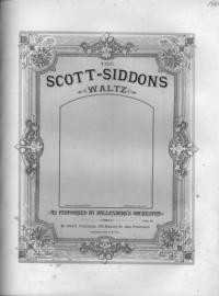 The Scott Siddons waltz / arranged by G. B. Lane