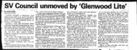 SV Council unmoved by 'Glenwood Lite