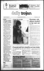 Daily Trojan, Vol. 111, No. 34, March 02, 1990