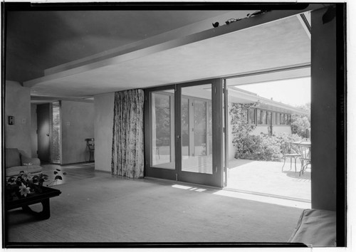 Treanor, John S., residence. Living room and Architectural detail