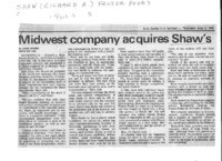 Midwest company acquires Shaw's