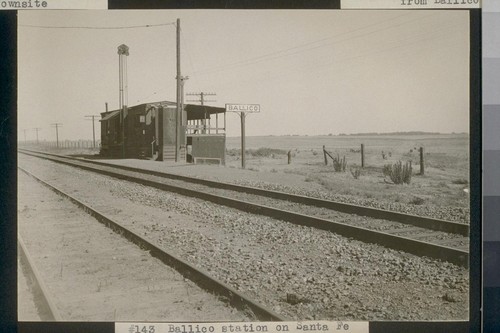 No. 143. Bellico station on Santa Fe