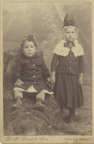 Portrait of a girl and boy