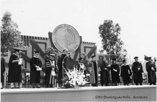 Presidential Party at 1979 graduation