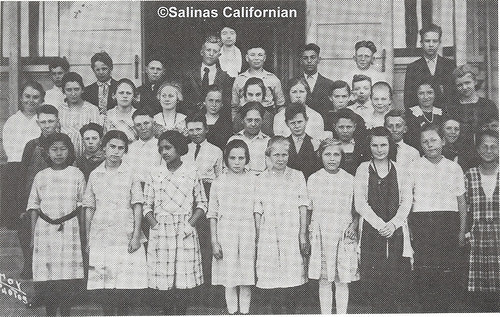 Salinas School Children, Salinas, California LH Ph. 1472, No Negative ©Salinas Californian