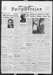 Daily Trojan, Vol. 44, No. 75, February 16, 1953