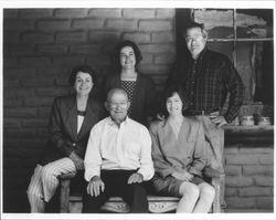 Portrait of the Wetzel family taken at the Alexander Valley Vineyards, Healdsburg., about 1994