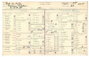 WPA household census for 151 EAST 118TH STREET, Los Angeles County