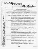 Labor Center Reporter, No. 154, June 1985