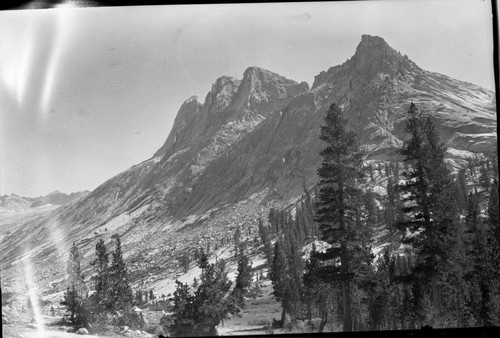 Misc. Peaks, Big Bird Peak, east slopes. Crop from left