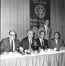 Unidentified members of Santa Rosa Rotary Club, Santa Rosa, California, 1969