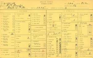 WPA household census for 1225 W 5TH ST, Los Angeles